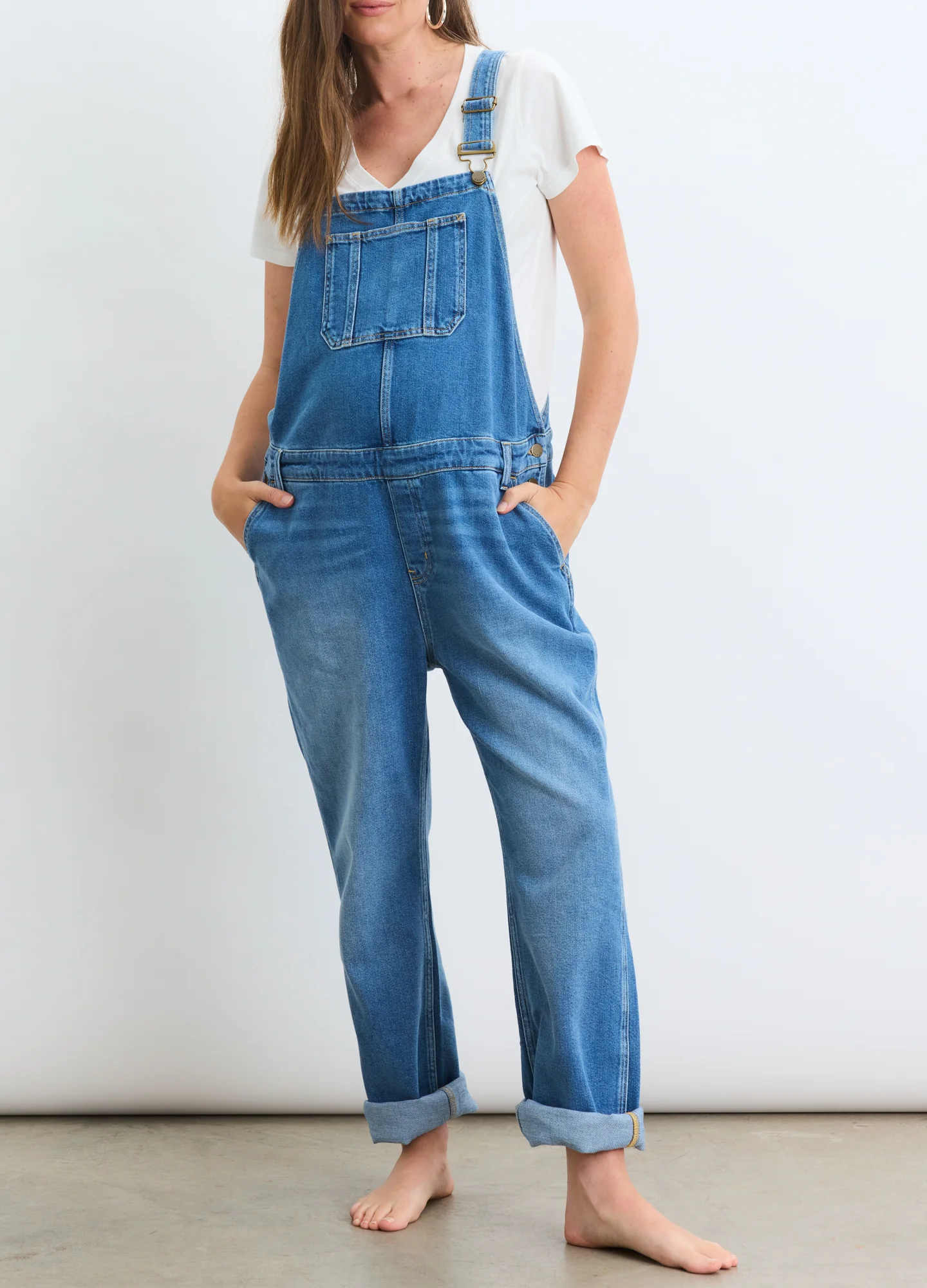 The Denim Maternity Overall