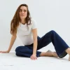 The Relaxed Wide Leg Maternity Jean