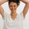 The Washed Cotton Vneck Tshirt