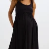 The Softest Rib Nursing Tank Dress