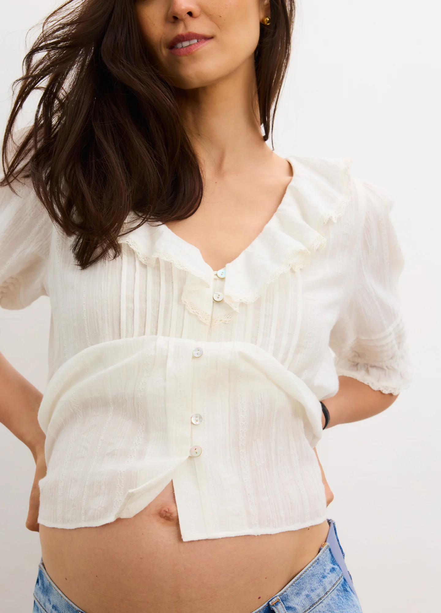 The Lou Lou Nursing Blouse