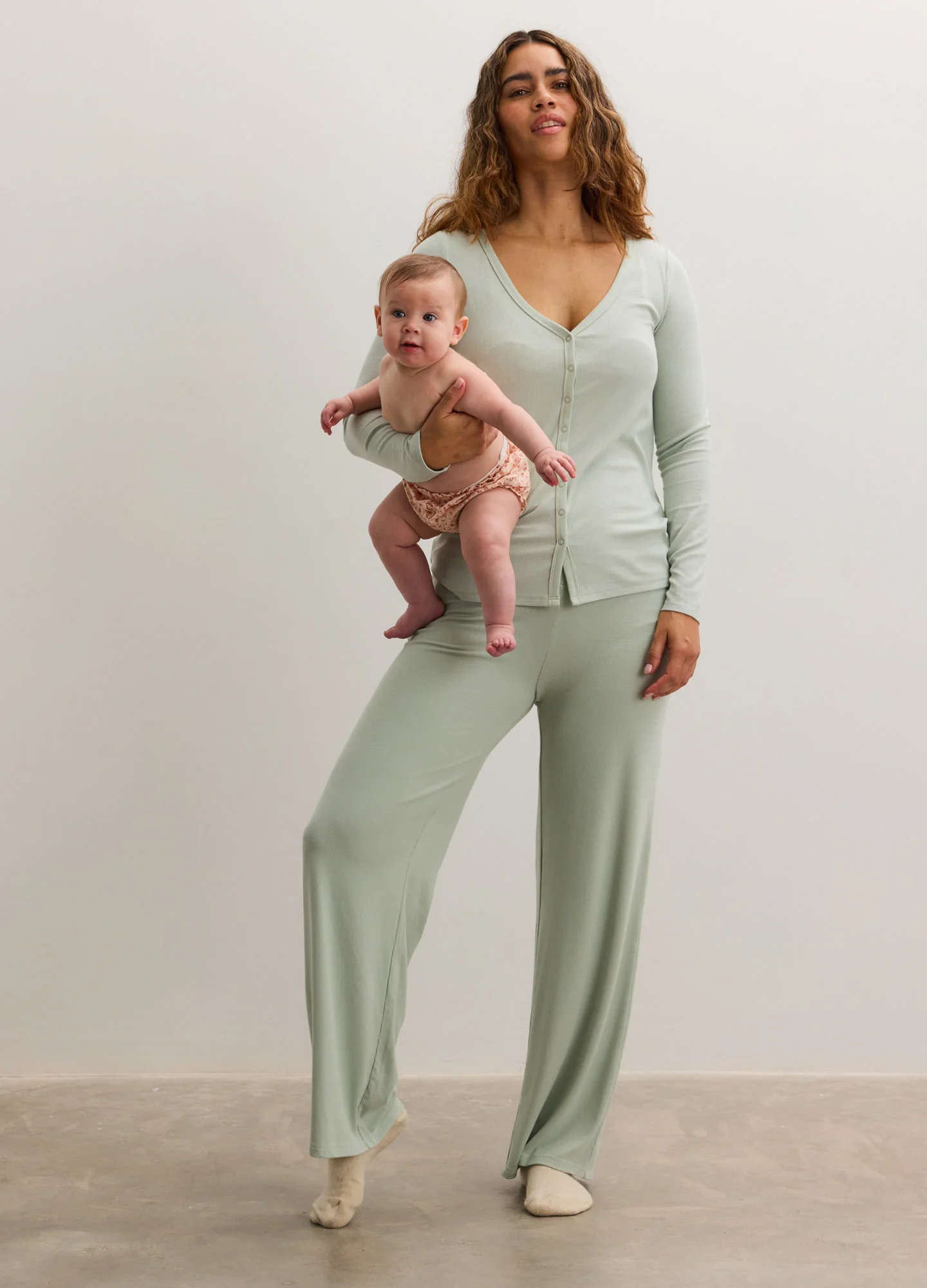 The Softest Rib Nursing Cardigan