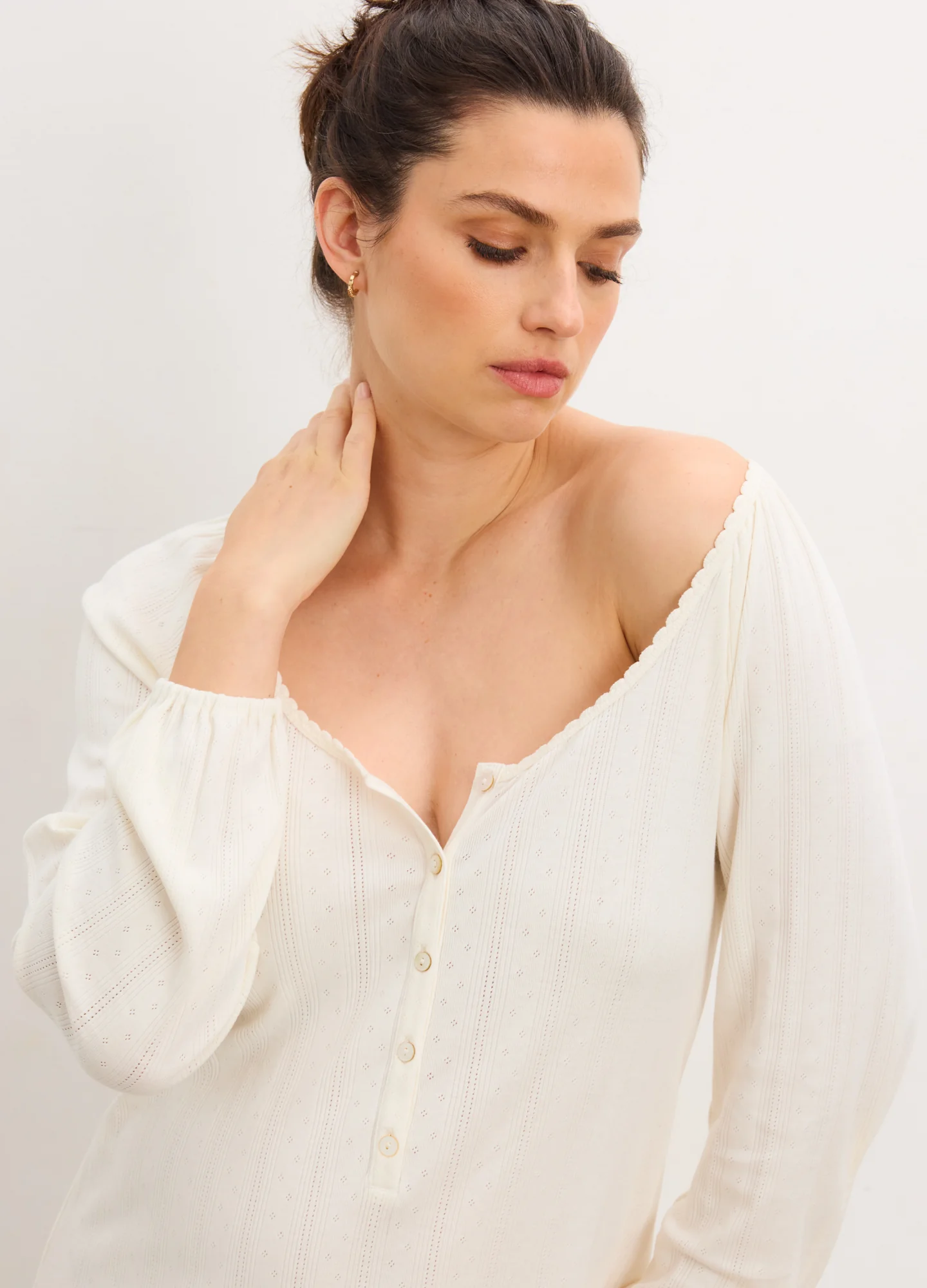 1233-the-long-sleeve-pointelle-nightgown-3.webp The Long Sleeve Pointelle Nightgown