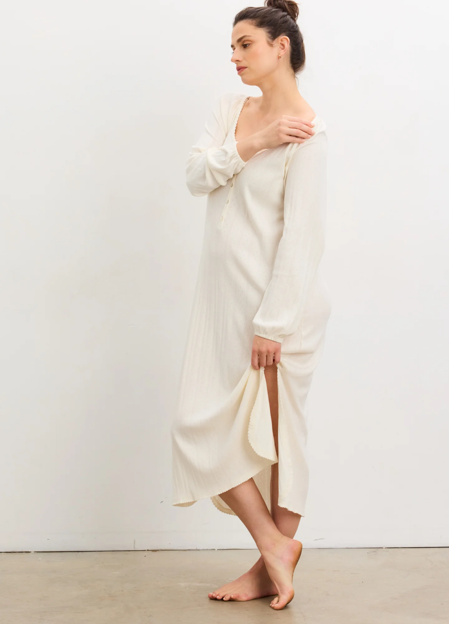 1233-the-long-sleeve-pointelle-nightgown-5.webp The Long Sleeve Pointelle Nightgown