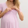 The Softest Rib Side Seam Nursing Maxi Dress
