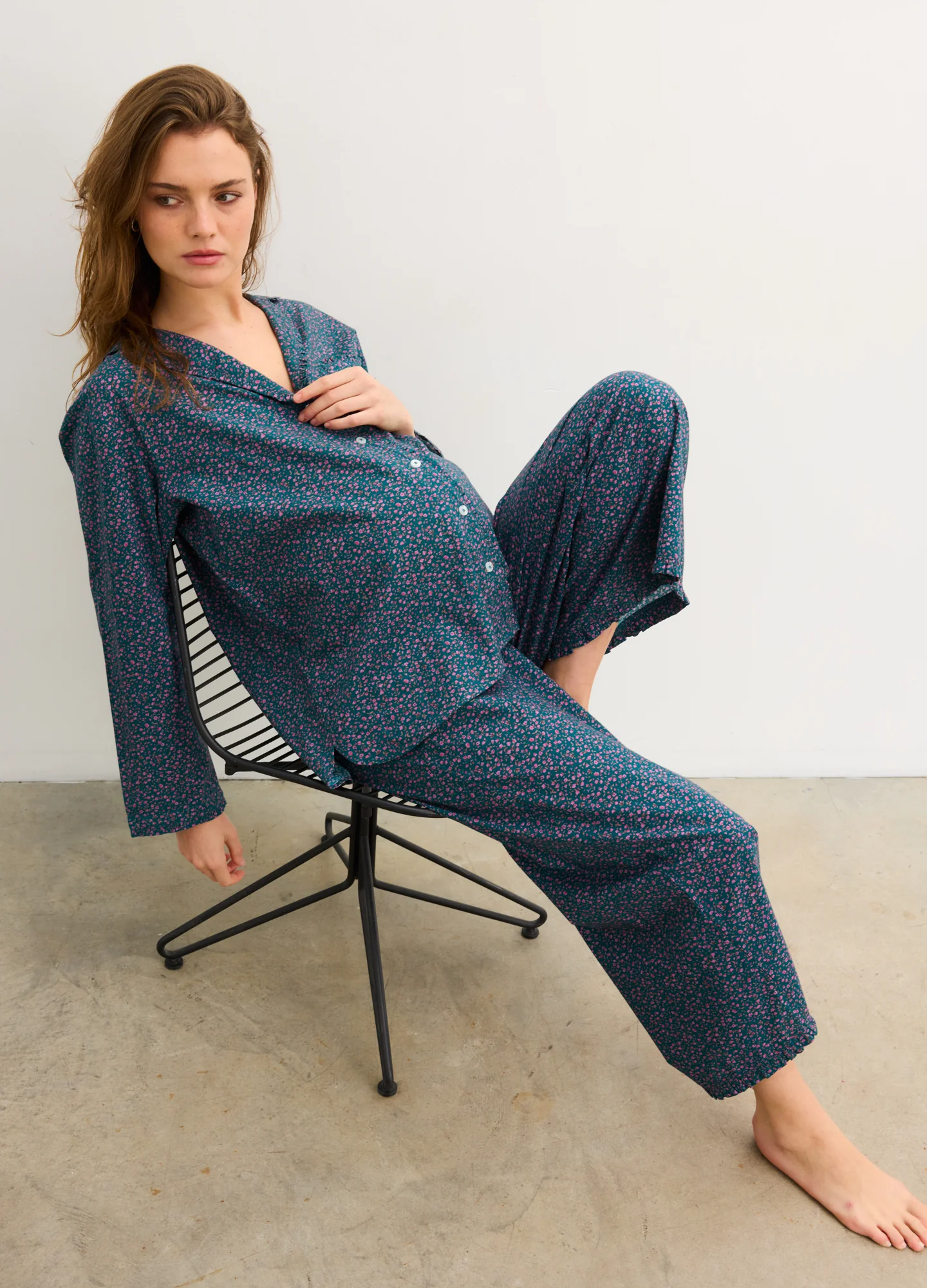 1309-the-ruffle-pj-buttondown-top-1.webp The Ruffle PJ Buttondown Top