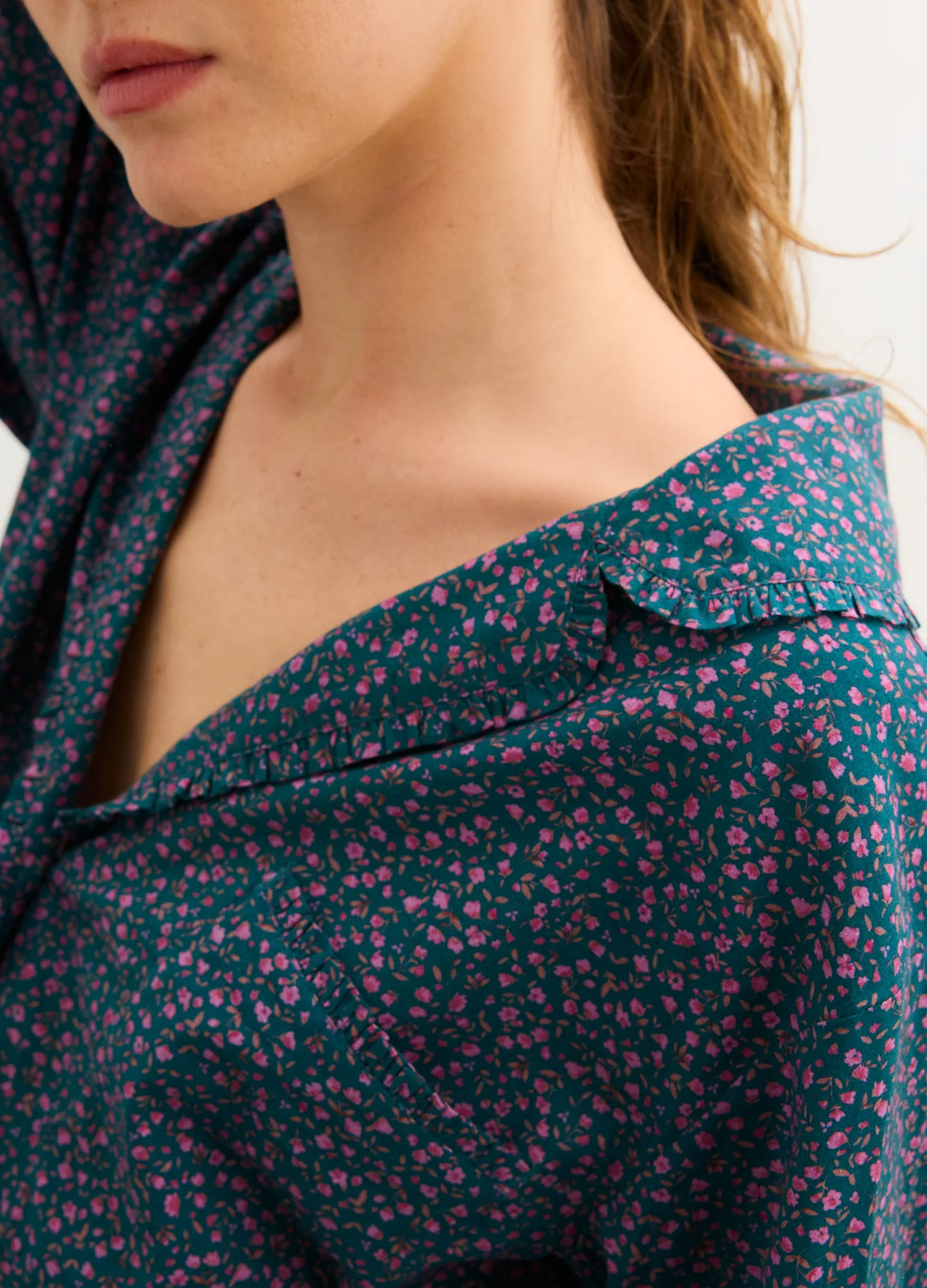 1309-the-ruffle-pj-buttondown-top-3.webp The Ruffle PJ Buttondown Top