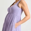 The Softest Rib Nursing Tank Dress