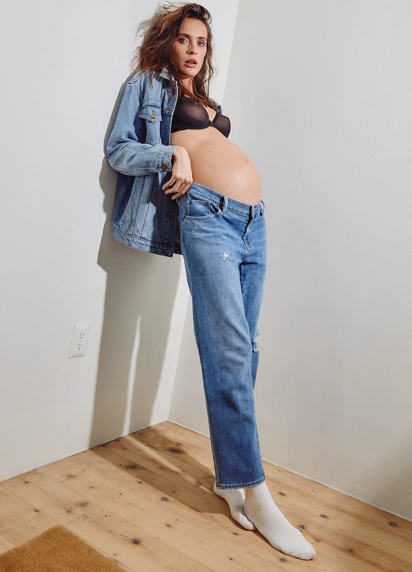 The Heritage Boyfriend Maternity Jean