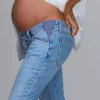 The Crop Maternity Jean