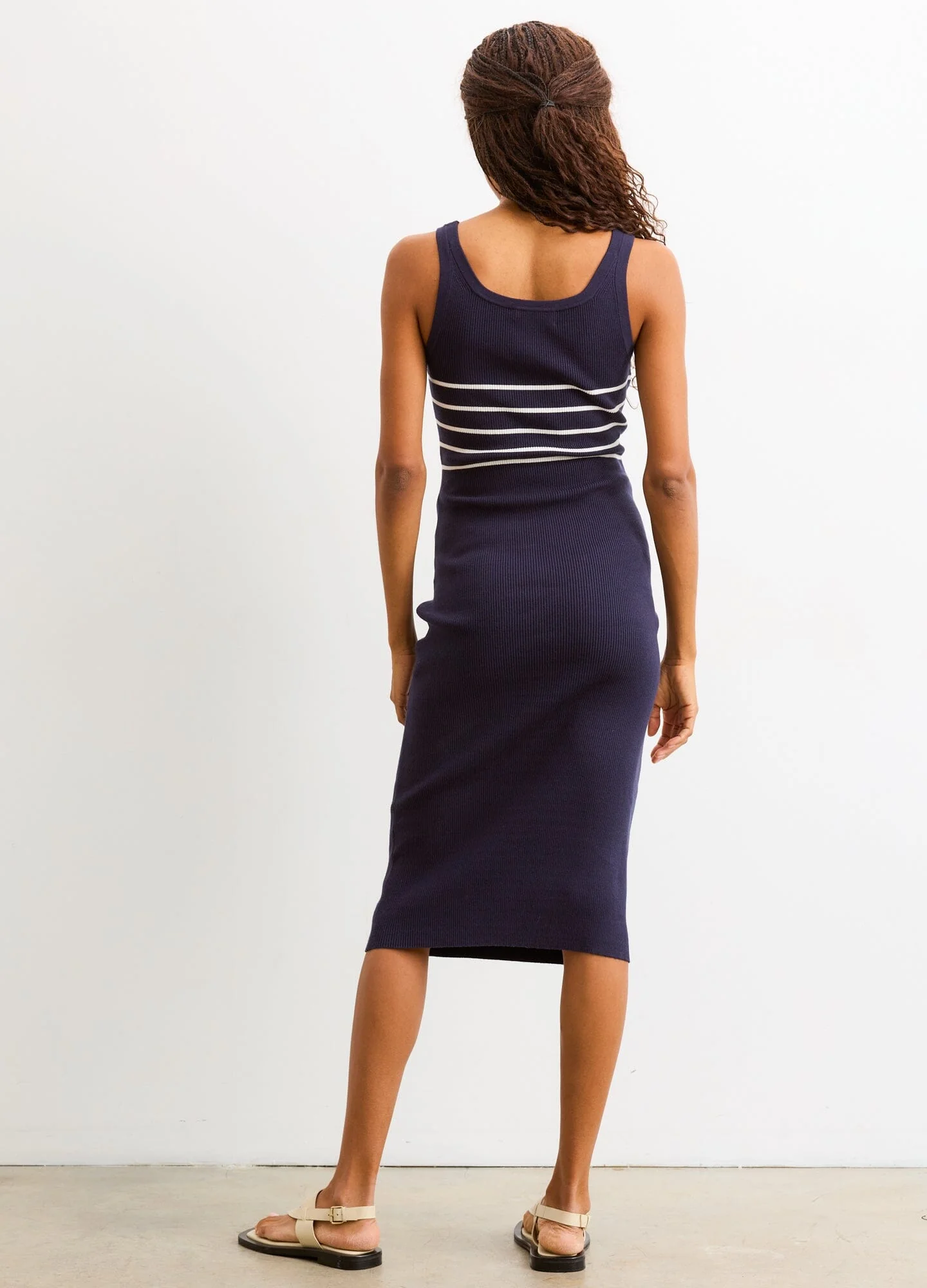 The Kristen Ribbed Knit Tank Dress