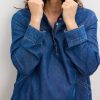 The Drapey Denim Mini Dress