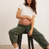 The Drapey Denim Barrel Pant