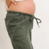 The Drapey Denim Barrel Pant