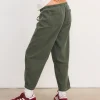 The Drapey Denim Barrel Pant