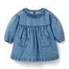 The Drapey Denim Dress