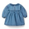 The Drapey Denim Dress