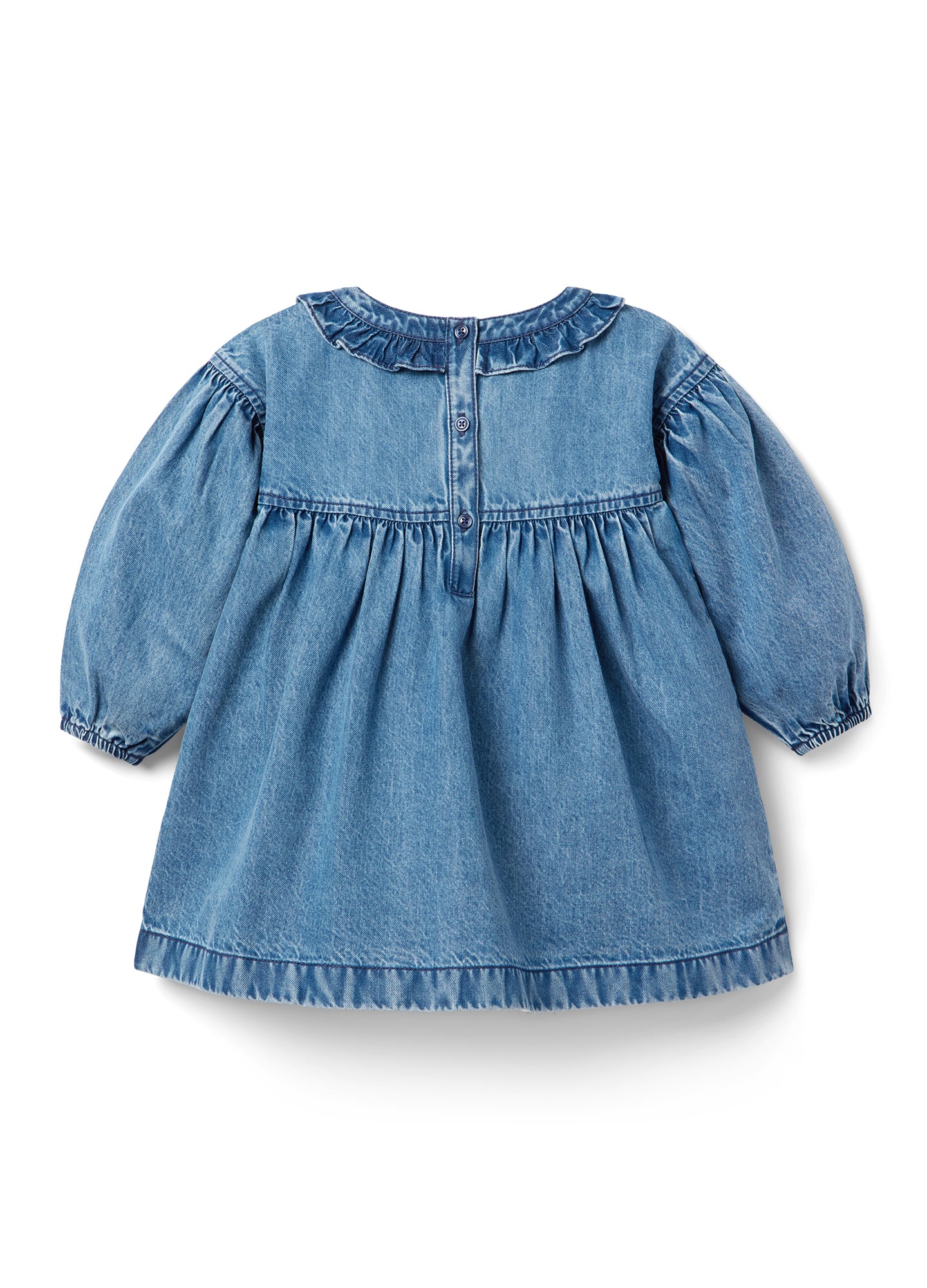 The Drapey Denim Dress