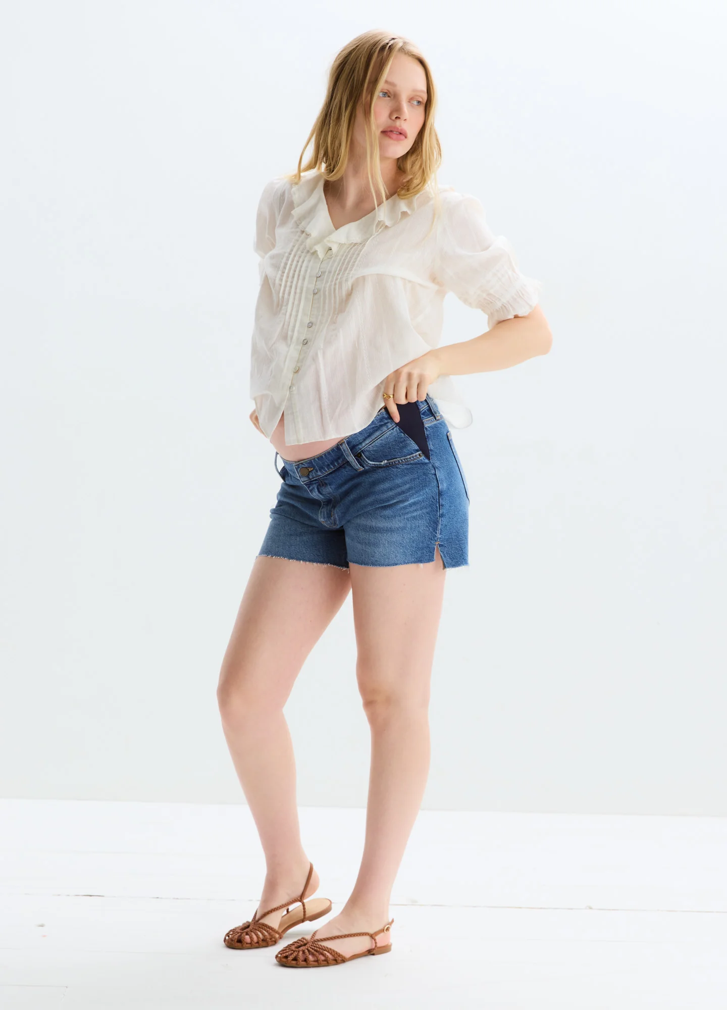 202-the-cut-off-maternity-short-4.webp The Cut Off Maternity Short