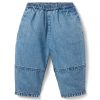 The Drapey Denim Barrel Pant