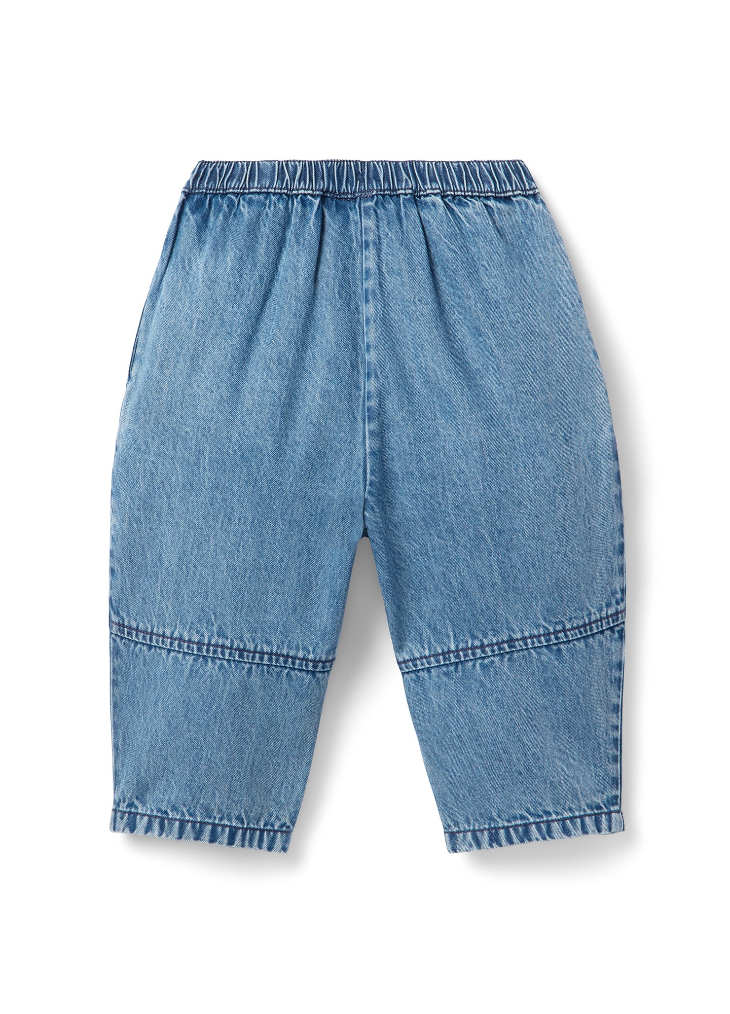 The Drapey Denim Barrel Pant