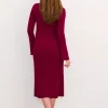 The Odette Ribbed Midi Dress