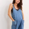 The Drapey Denim Nora Jumpsuit