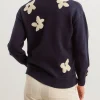 The Floral Jacquard Oversized Floral Cardigan