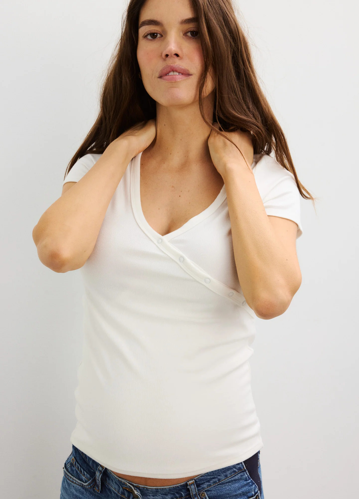 The Softest Rib Nursing Tee