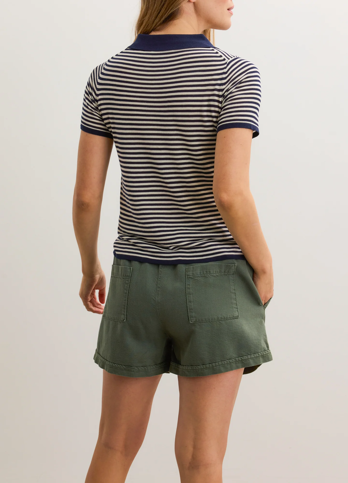 The Drapey Denim Short