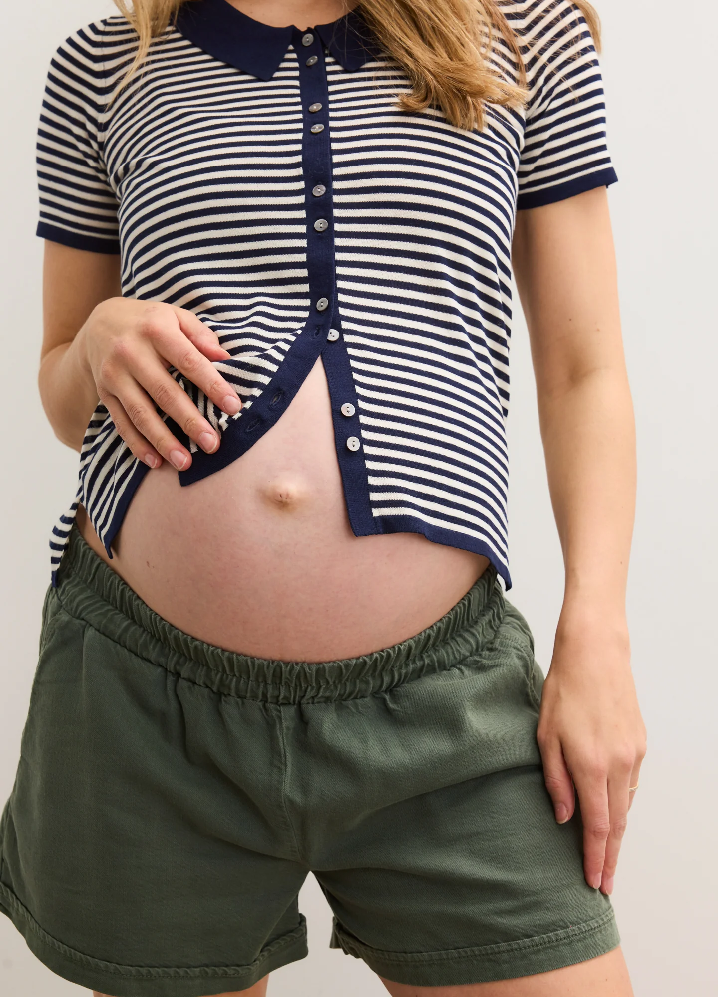The Drapey Denim Short