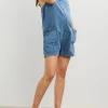 The Nora Denim Romper