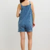 The Nora Denim Romper