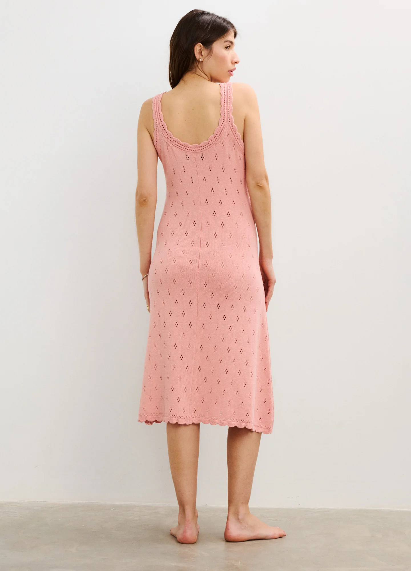 The Eloise Pointelle Nursing Tank Dress