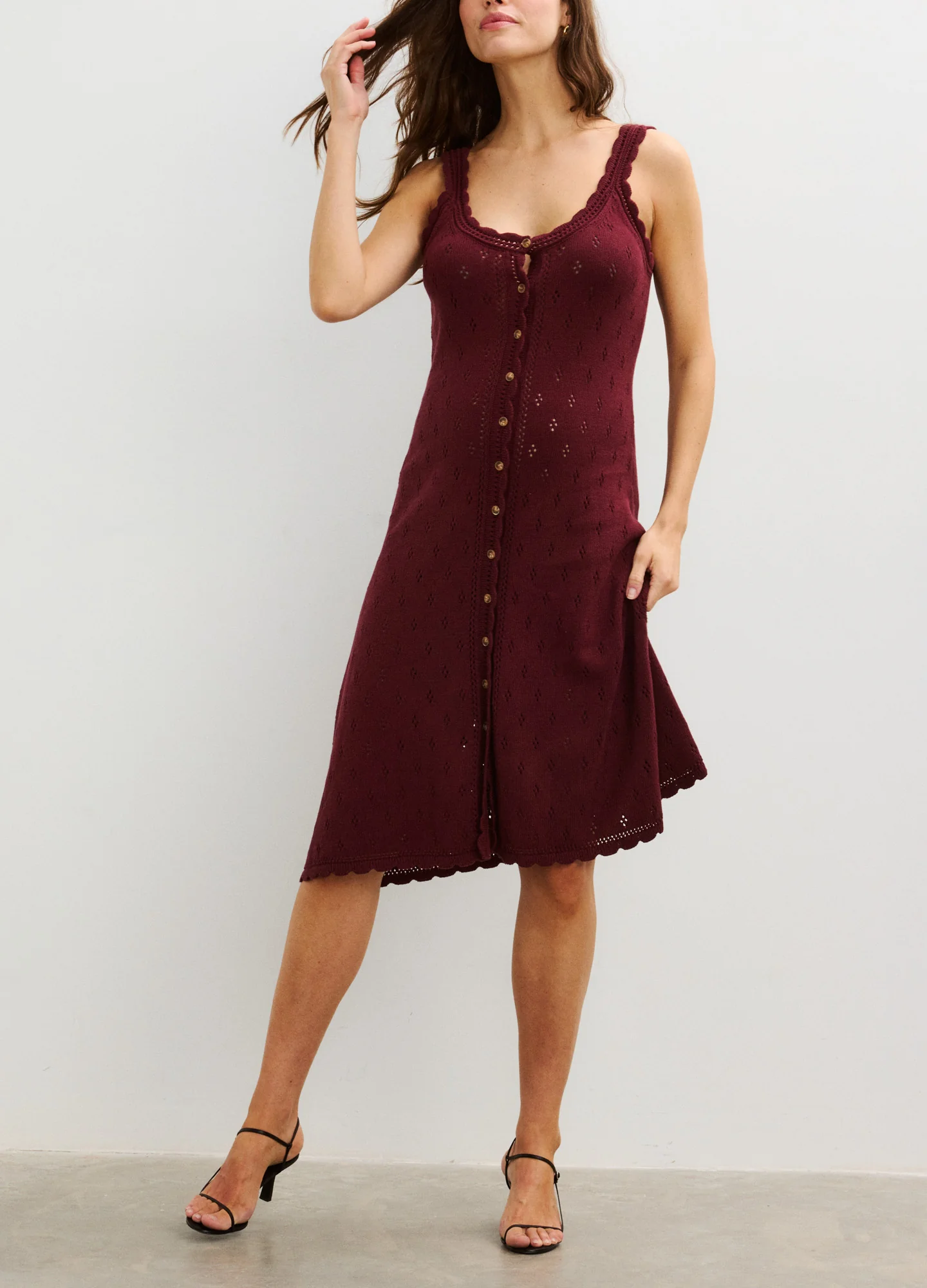 The Eloise Pointelle Nursing Tank Dress