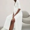 The Softest Rib Nursing Dress
