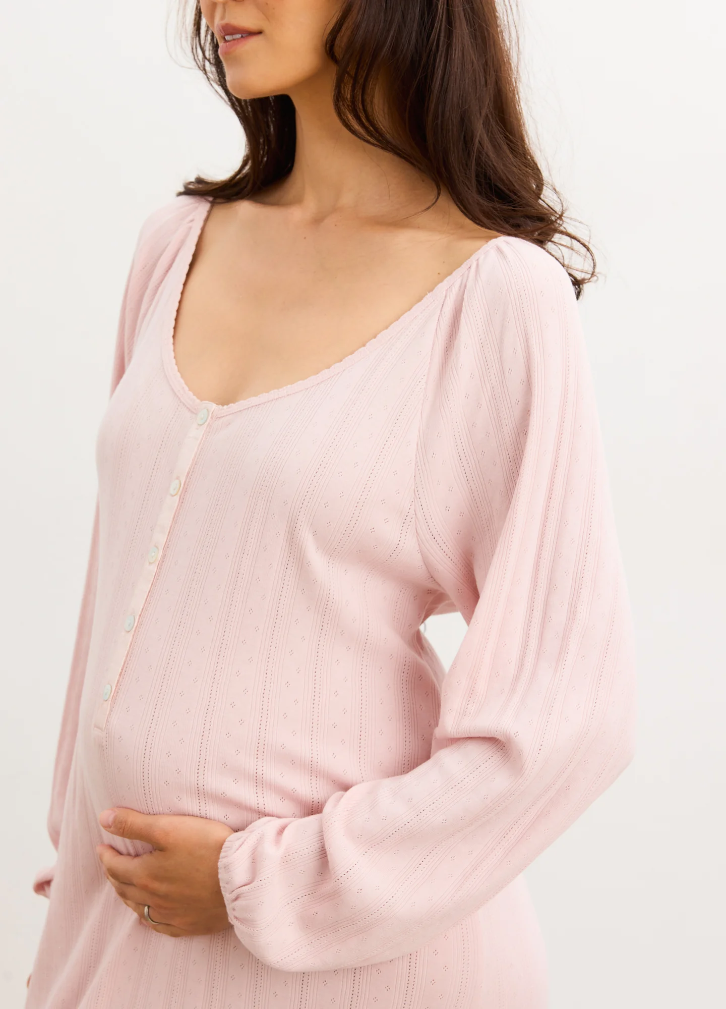 872-the-long-sleeve-pointelle-nightgown-1.webp The Long Sleeve Pointelle Nightgown