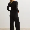 The Softest Rib Over Under Relaxed Pant
